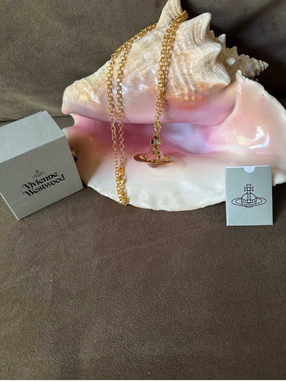 Vivienne Westwood Gold Large Orb Pendant Necklace